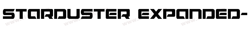 Starduster Expanded字体转换